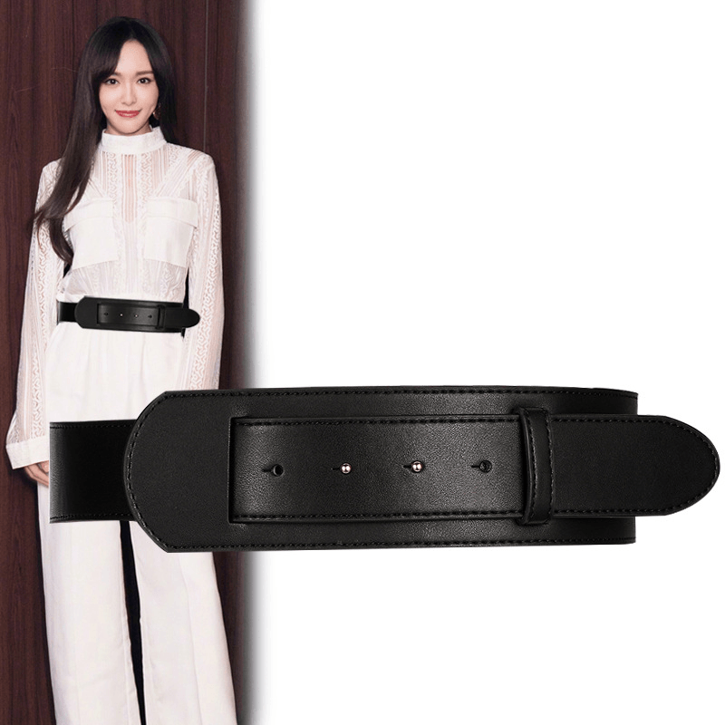women's cowhide leather dress belt, view 3 - MRSLM