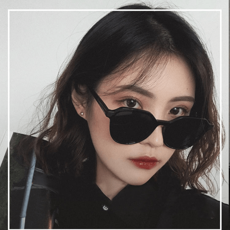retro square UV400 sunglasses - MRSLM