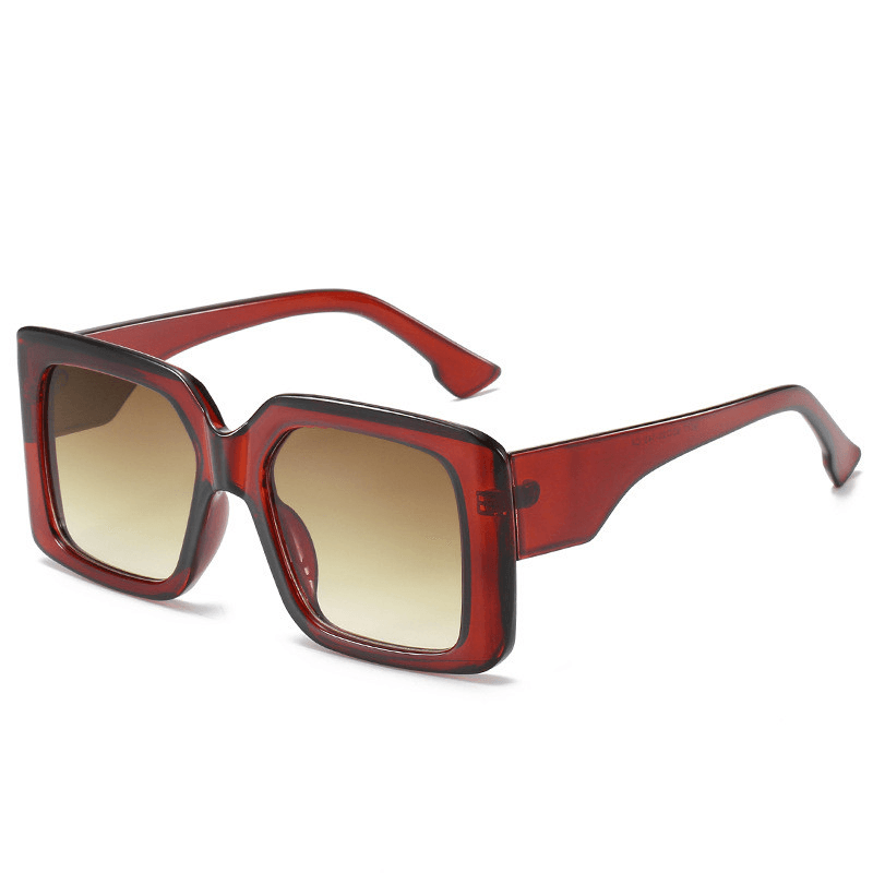 women's large square-frame sunglasses, view 5 - MRSLM