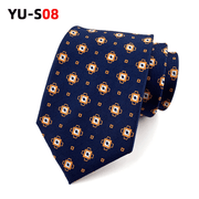 Men's retro jacquard tie, view 9 - MRSLM