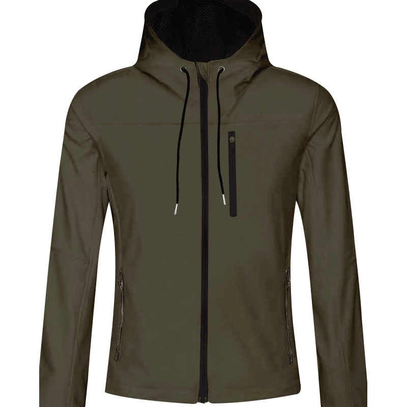 New Autumn and Winter Zipper Sweater Sports and Leisure Men's Hooded Long-Sleeved Jacket Pure Color
