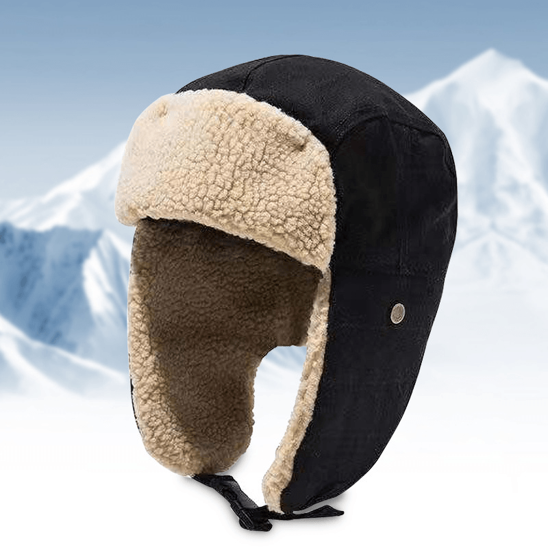 Warm Pilot Locomotive Winter Ear Protection Hat Cotton - MRSLM