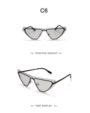 women's rimless one-piece sunglasses, view 11 - MRSLM
