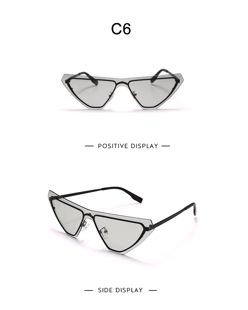 women's rimless one-piece sunglasses, view 11 - MRSLM