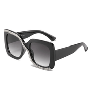 Women's handmade diamond sunglasses, view 2 - MRSLM