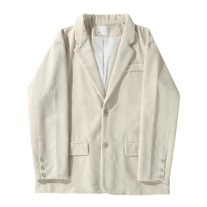 Men's Loose Casual Corduroy Suit Jacket