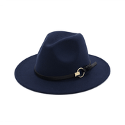 Wool felt jazz hat with belt, view 7 - MRSLM