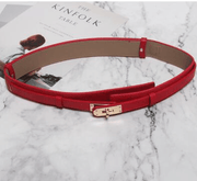 women's simple imitation leather belt, view 5 - MRSLM