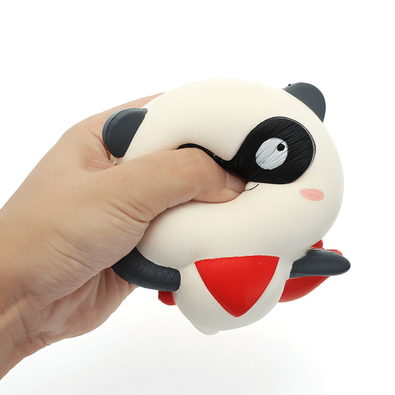 Yunxin Squishy Panda Man Robin Team 12Cm Slow Rising with Packaging Collection Gift Decor Toy - MRSLM
