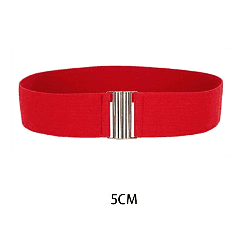 women's elastic wide waistband belt, view 5 - MRSLM