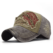 distressed washed baseball cap, view 6 - MRSLM