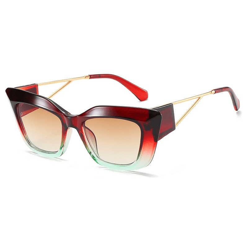 Women's decorative cat-eye sunglasses, view 4 - MRSLM
