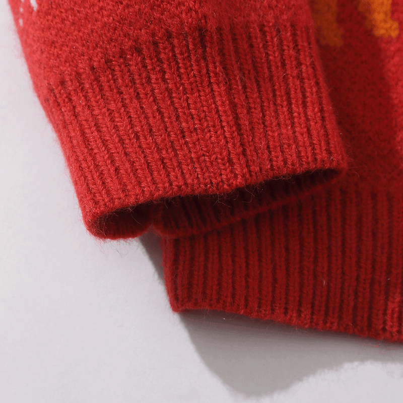 Christmas Tree Jacquard Sweater Men - MRSLM