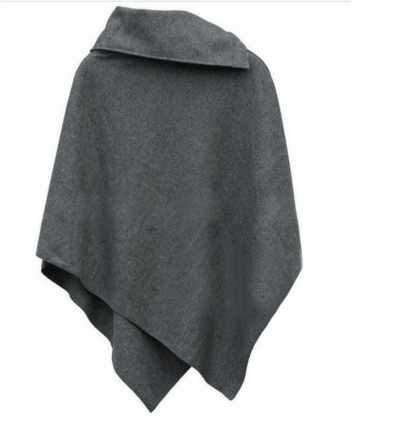 Women's loose cape coat shawl, view 5 - MRSLM