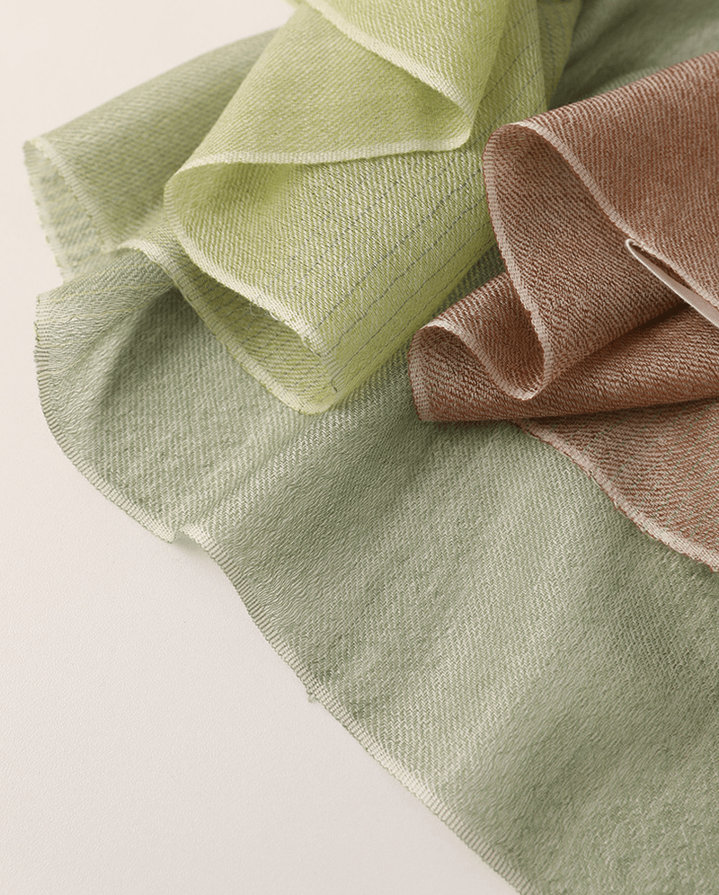 Gradient color matching long shawl, view 8 - MRSLM