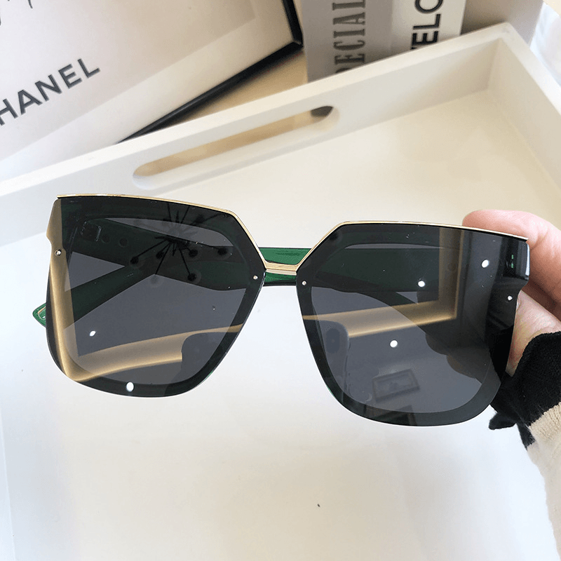Large square flat sunglasses, view 2 - MRSLM