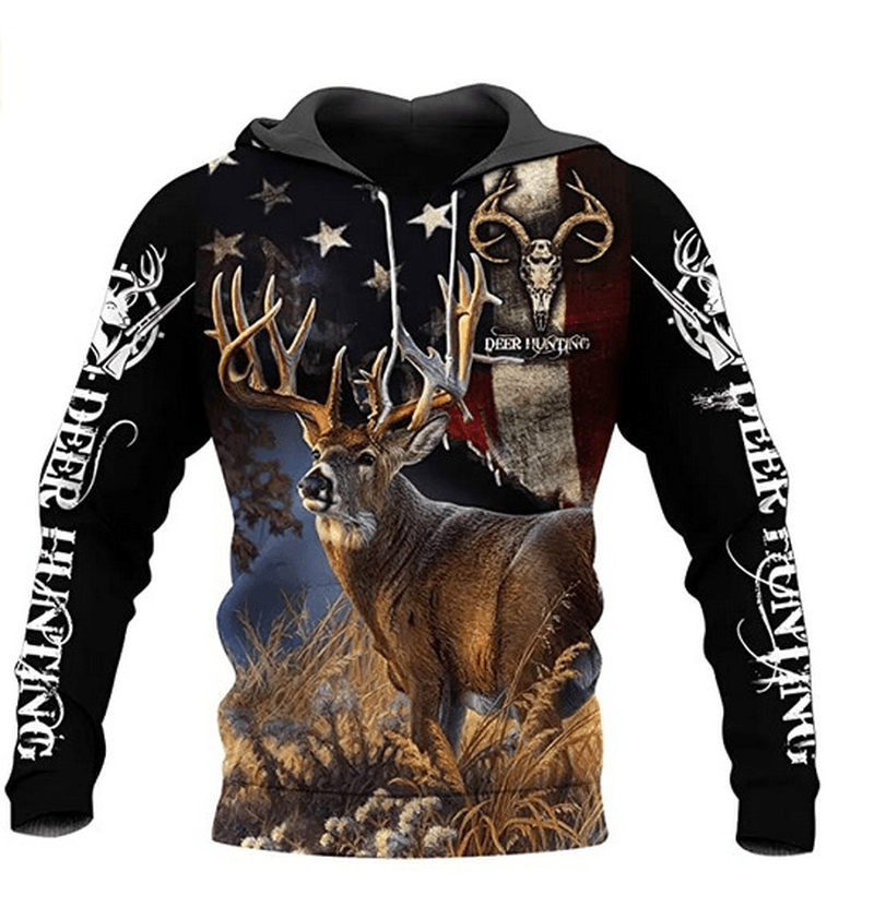 Hoodie Printed Jacket European and American Men'S Sweater Batch - MRSLM