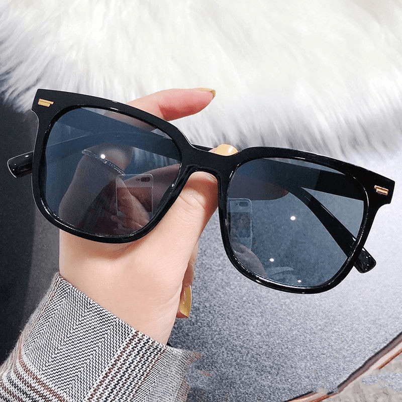 Men's polarized retro oval sunglasses, view 4 - MRSLM