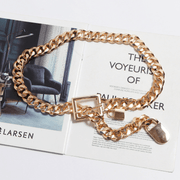 ladies thick metal waist chain, view 5 - MRSLM