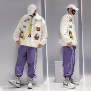 Men's graffiti print work jacket - MRSLM