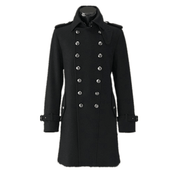 long woolen windbreaker coat, view 4 - MRSLM