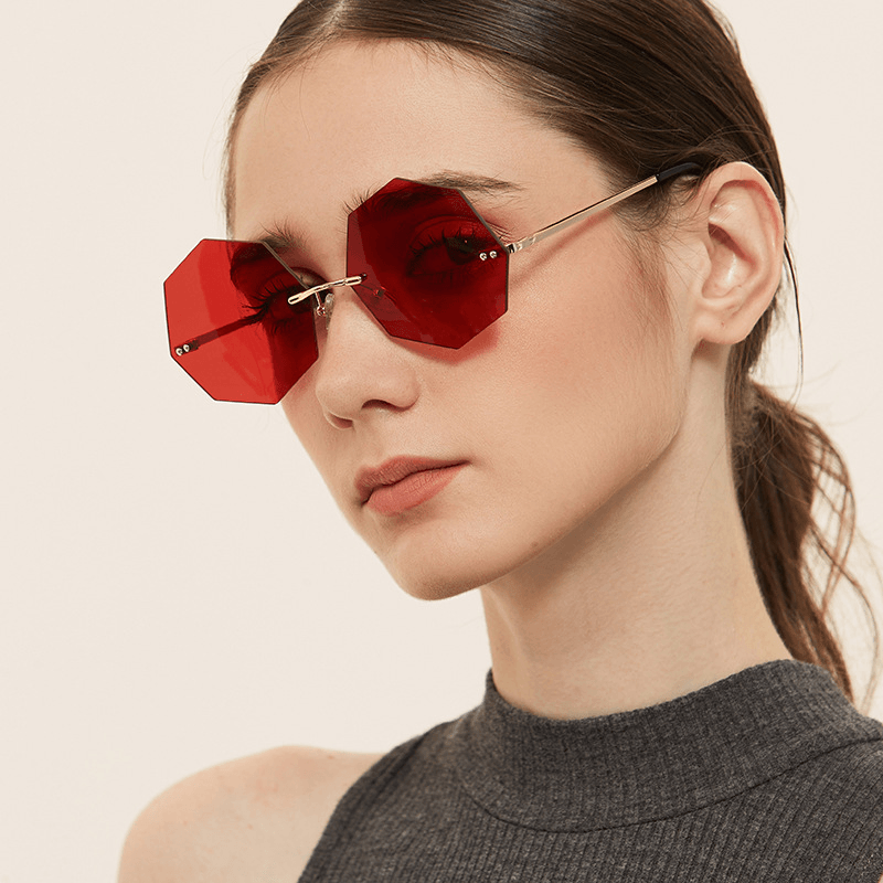 Women's polygonal sunglasses - MRSLM