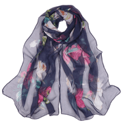 lotus pond thin scarf, view 2 - MRSLM