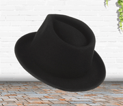 Men's wool curled jazz top hat, view 4 - MRSLM
