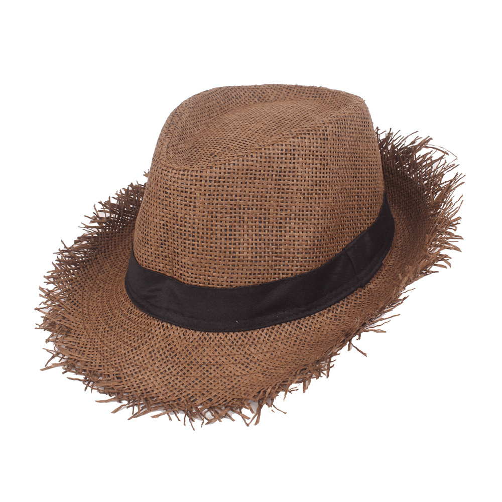 Top Men'S Old Top Hats Straw Hats Summer Sun - MRSLM