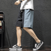 men's cotton linen casual shorts, view 6 - MRSLM
