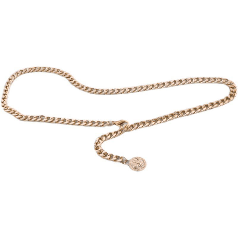 simple metal waist chain, view 4 - MRSLM