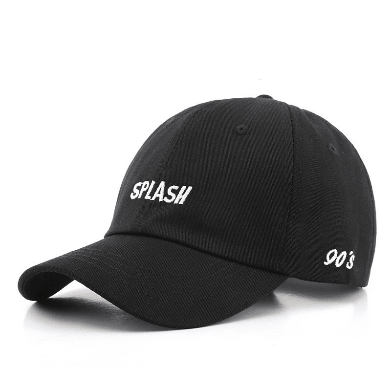 Korean style embroidered cotton cap, view 4 - MRSLM