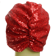women's sequin bow bandana hat, view 7 - MRSLM