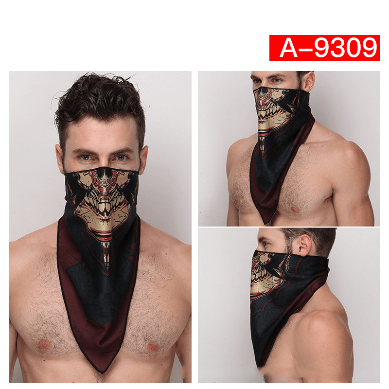 outdoor face mask with breathing valve, view 9 - MRSLM
