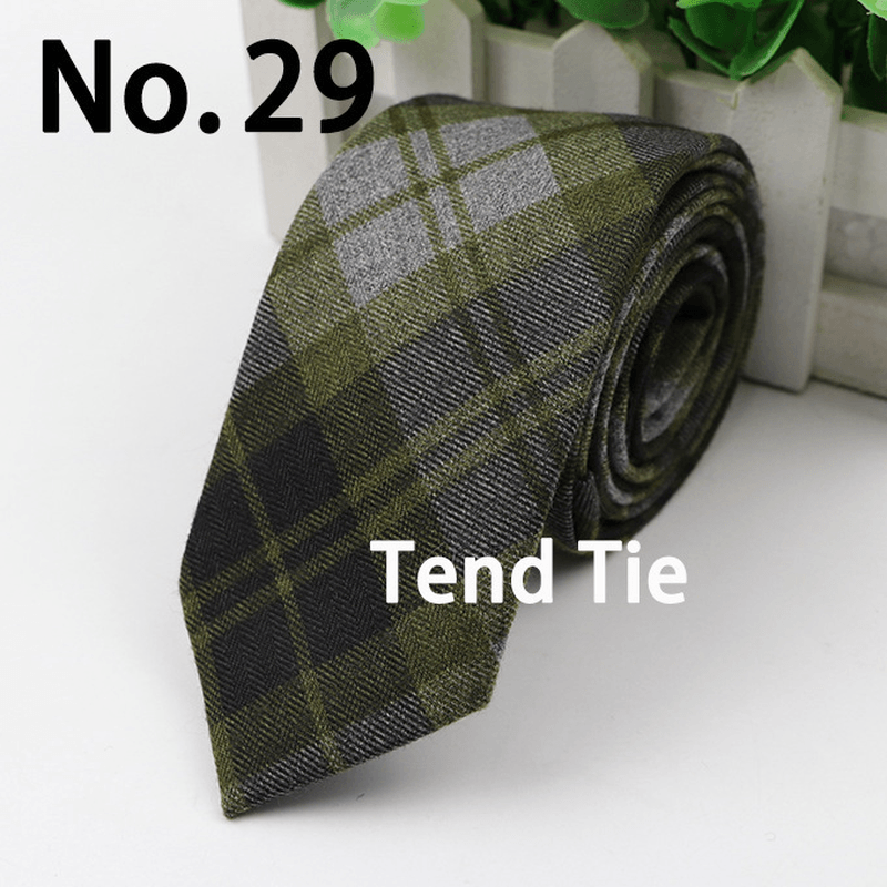 men's ultra-narrow wool tie, view 30 - MRSLM