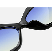 leopard print cat-eye sunglasses, view 3 - MRSLM