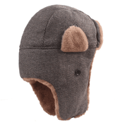 Men's thick snow cap with ear protection, view 5 - MRSLM