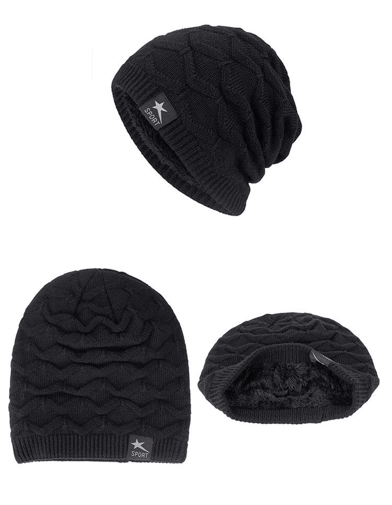 men's knitted wool cap, view 8 - MRSLM