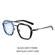 retro double beam glasses frame, view 5 - MRSLM