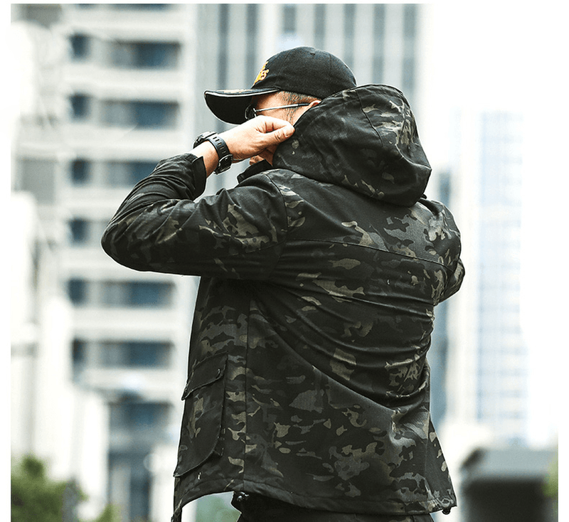 men's outdoor camouflage jacket, view 2 - MRSLM