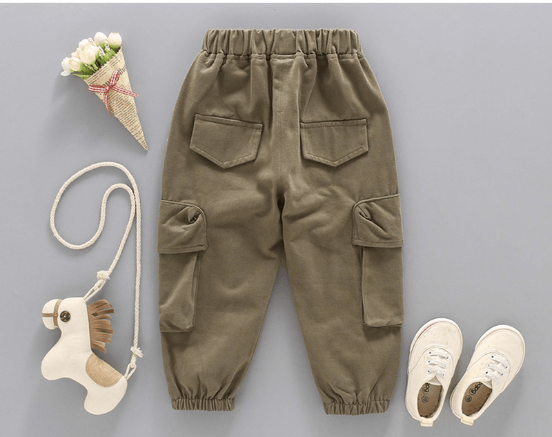 boys' cotton overalls, view 5 - MRSLM