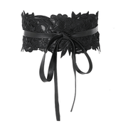 Retro lace waist band belt, view 4 - MRSLM