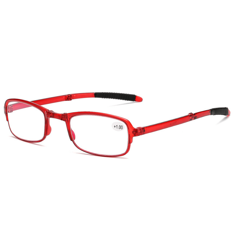 Folding portable blue film reading glasses, view 7 - MRSLM