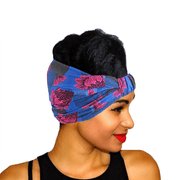 Women's wide printed headband, view 10 - MRSLM