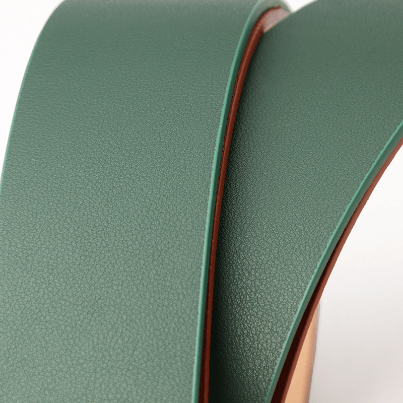 Women's wide belt with square pin buckle, view 4 - MRSLM