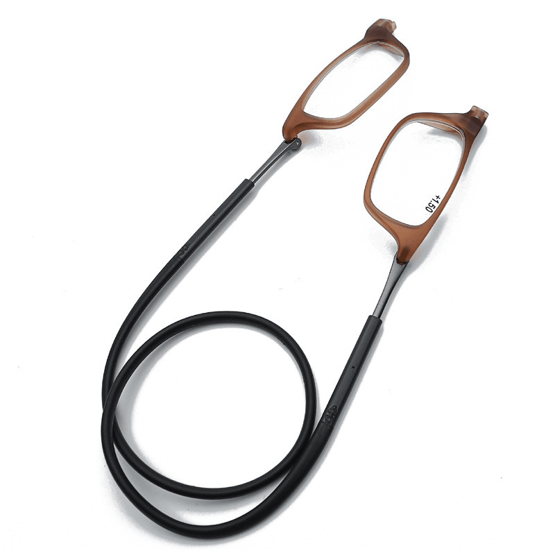 magnetic hanging neck reading glasses, view 5 - MRSLM