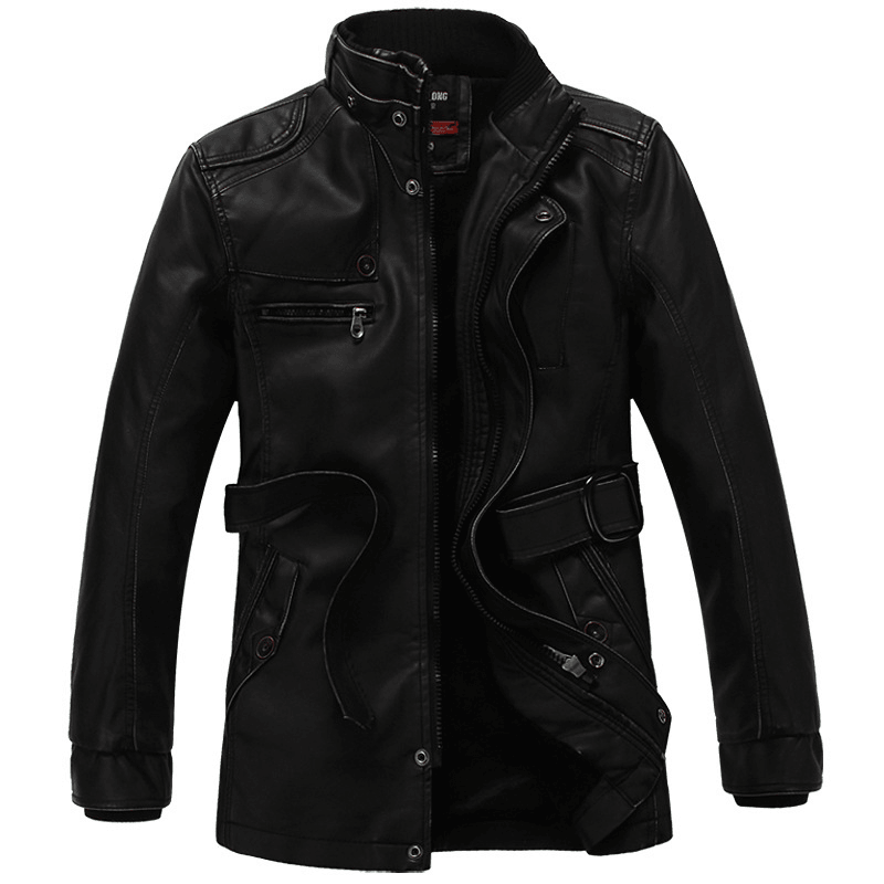 New Men's Jacket Thickened and Velvet Autumn and Winter Models