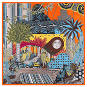 large square faux silk scarf, view 19 - MRSLM