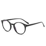 unisex round flat glasses, view 2 - MRSLM