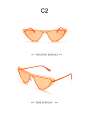 women's rimless one-piece sunglasses, view 8 - MRSLM